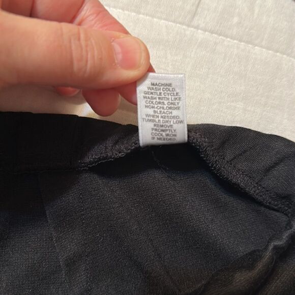 CATO 14/16W Black Knit Elastic Waist Pull On Dress Pants - Picture 10 of 11